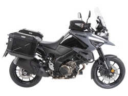 Afbeeldingen van Topdrager zwart Alurack Hepco&Becker Suzuki DL1050 / XT '20-22