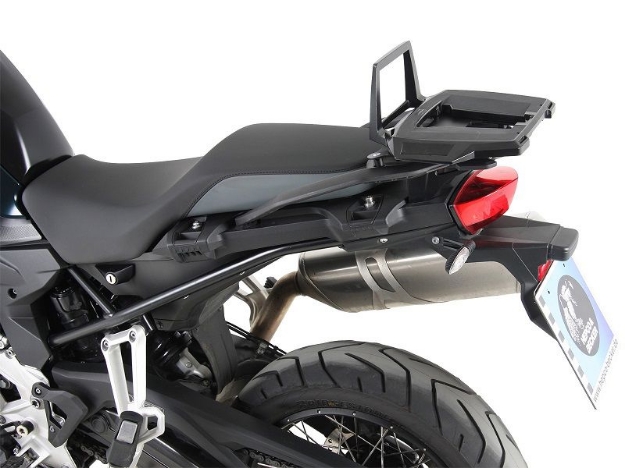 Afbeeldingen van Topdrager zwart Alurack Hepco&Becker BMW F750GS '18-23 (voor kunststof drager)