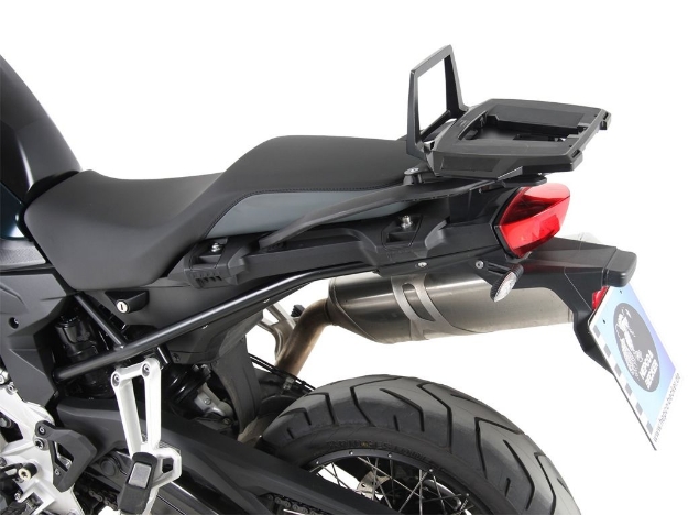 Afbeeldingen van Topdrager zwart Alurack Hepco&Becker BMW F850GS '18-23 (voor kunststof drager)