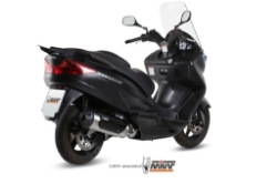 Afbeeldingen van MIVV Urban RVS compleet systeem (met katalysator) Suzuki Burgman 200 `07-13