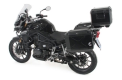 Afbeeldingen van Topdrager zwart Alurack Hepco&Becker Triumph TIGER EXPLORER 1200 '16-