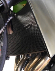 Afbeeldingen van Radiatorcover zwart Evotech Performance Kawasaki H2 '15-