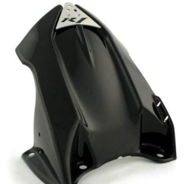 Afbeeldingen van Achterspatbord Puig zwart Yamaha R1 '04-06 met logo