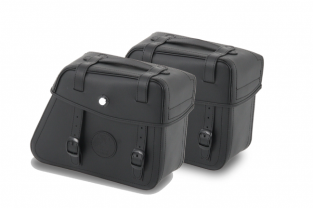 Afbeeldingen van Rugged zwart C-Bow tassenset Hepco&Becker - 19 liter