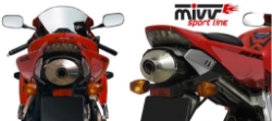 Afbeeldingen van MIVV Oval Classic carbon demper (big) Honda CBR1000RR '06-'07