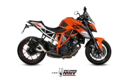 Afbeeldingen van MIVV MK3 Black RVS dubbele demper KTM 1290 Superduke '14-