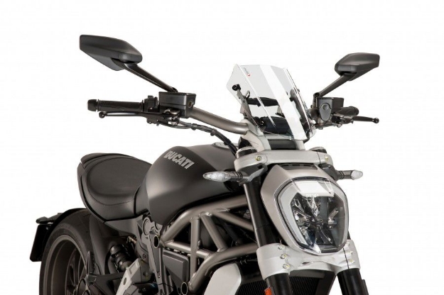 Afbeeldingen van Vervangingsruit Naked Bike Sport Puig Ducati Diavel '16--transparant