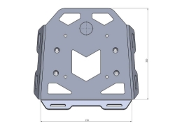Afbeeldingen van Topdrager minirack zwart Hepco&Becker Honda MSX 125 GROM '21-