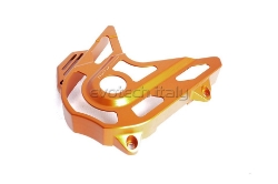 Afbeeldingen van Tandwielcover aluminium Evotech KTM 790/890 Duke / CF Moto 800MT-X oranje