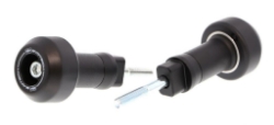 Afbeeldingen van Crash bobbins Evotech Performance Aprilia Tuono V4 '11-14