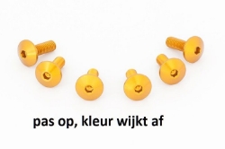 Afbeeldingen van Kuipruitboutjes Evotech aluminium (set) Aprilia RSV1000/R Factory '01-'03