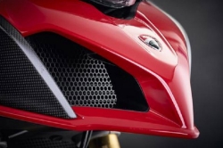 Afbeeldingen van Radiator/oliekoeler cover set zwart Evotech Performance Ducati Multistrada 1260S Grand Tour '20-