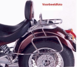 Afbeeldingen van Tassendragers chroom standaard Hepco&Becker Honda F6C CUSTOM
