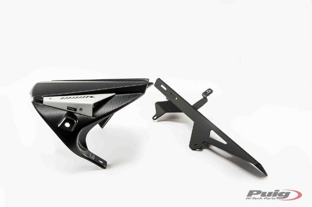 Afbeeldingen van Achterspatbord Puig carbon look Suzuki GSX-R1000/R '17-