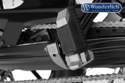 Afbeeldingen van Passenger footrest lowering kit diverse BMW modellen - titanium Wunderlich
