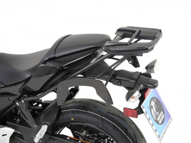Afbeeldingen van Topdrager zwart Easyrack Hepco&Becker Kawasaki NINJA 650 '17-
