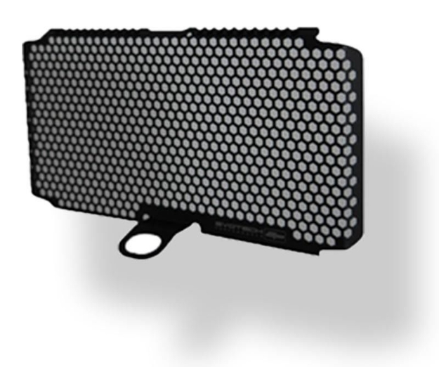 Afbeeldingen van Oliekoelercover zwart Evotech Performance Ducati Multistrada 1200 S '15-17