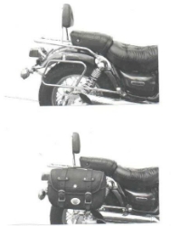 Afbeeldingen van Tassendragers standaard chroom Hepco&Becker Yamaha XV535 1988-1998