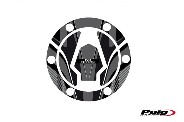 Afbeeldingen van Tankdopcover Radikal Puig voor BMW G310GS '17-/ G310R '16--Grijs
