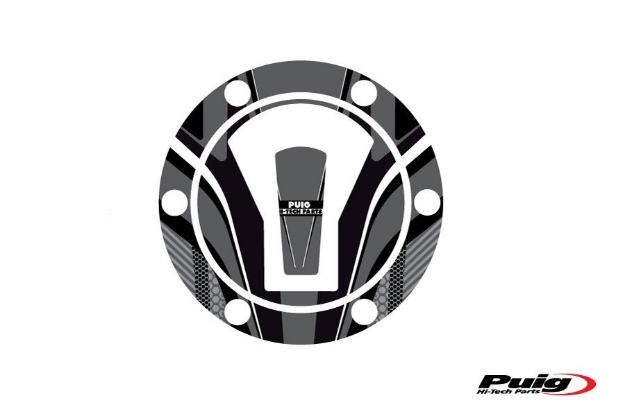 Afbeeldingen van Tankdopcover Radikal Puig voor KTM 690 Duke/R '16--Grijs