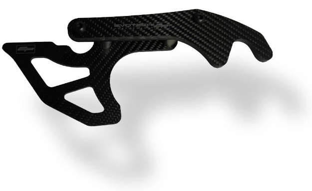 Afbeeldingen van Toe Guard en paddock stand plates GP Style Carbon Fibre Evotech Performance Yamaha MT-10 `16-
