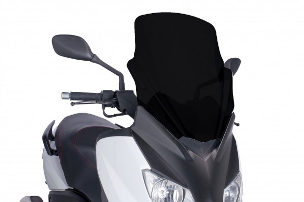 Afbeeldingen van Vervangingsruit V-Tech Line Touring Yamaha X-Max 125 '10-'13/ X-Max 250 '10-'13/ MBK Evolis 125/250 '10- -zwart