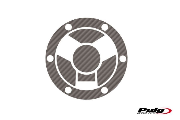 Afbeeldingen van Tankdopcover X-TREME Puig carbon look voor Speed Triple/R '16-// Tiger Explorer '16-