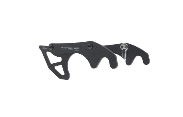 Afbeeldingen van Toe Guard GP Style met paddock plates Carbon Fibre Evotech Performance Yamaha R1m '20-
