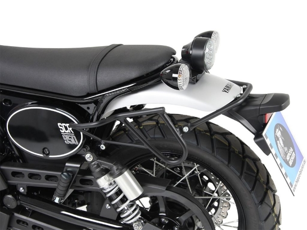 Afbeeldingen van Tassendragers Cutout zwart Hepco&Becker Yamaha SCR950 '17-