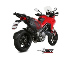 Afbeeldingen van MIVV Suono Steel Black RVS demper Ducati Multistrada 1200/1260 zonder E keur