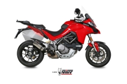Afbeeldingen van MIVV Suono Steel RVS demper Ducati Multistrada 1200/1260 met E keur