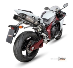 Afbeeldingen van MIVV Suono Steel Black RVS dempers Yamaha R1 '09-'14