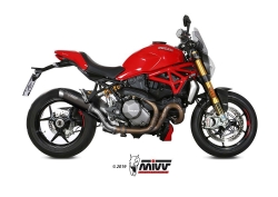 Afbeeldingen van MIVV GP PRO black RVS Ducati M821 / M1200 '17-