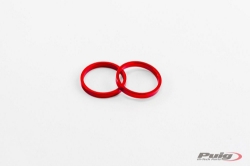 Afbeeldingen van Losse rode ring voor trillingsdempers Puig model SHORT WITH RING (set van 2 stuks)