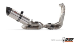 Afbeeldingen van MIVV RVS Power Steel compleet systeem met Suono RVS demper Honda CBR1000RR '08-