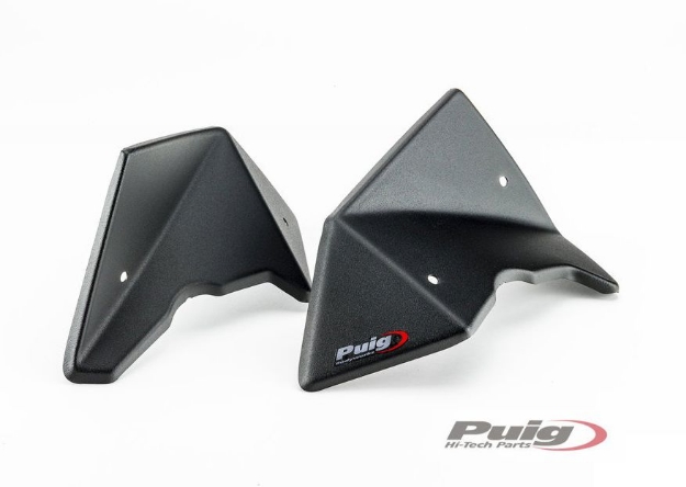 Afbeeldingen van Injector cover panels Puig (set) zwart BMW R1200GS '13- / R1250GS '18-
