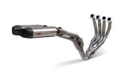 Afbeeldingen van MIVV Power Steel compleet RVS systeem met Suono RVS dempers Yamaha R1 '07-'08