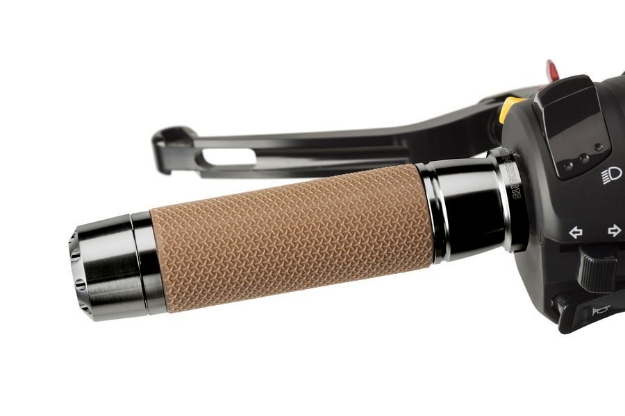 Afbeeldingen van Handvatten Puig HI-TECH Vintage (119mm)-Zwart