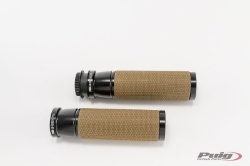 Afbeeldingen van Handvatten Puig HI-TECH Vintage (119mm)-Zwart