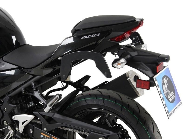 Afbeeldingen van C-Bow tasdragers zwart Hepco&Becker Kawasaki Ninja 400 '18-20