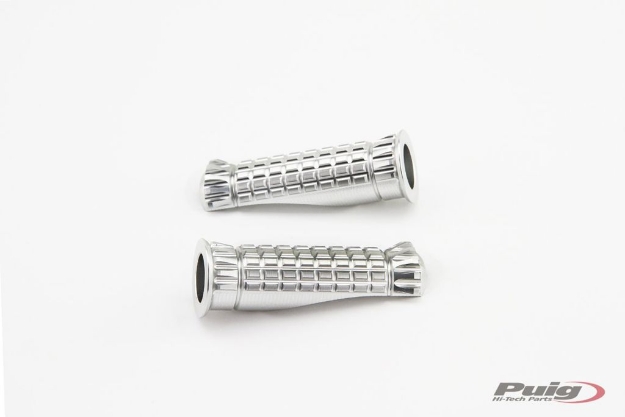 Afbeeldingen van Voetsteunen (set) Puig model R-Fighter zilver