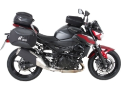Afbeeldingen van C-Bow tasdragers zwart Hepco & Becker Kawasaki Z400 ’19-23