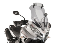 Afbeeldingen van Vervangingsruit touring met opzetruitje licht getint Puig Triumph Tiger 1050 Sport '16-