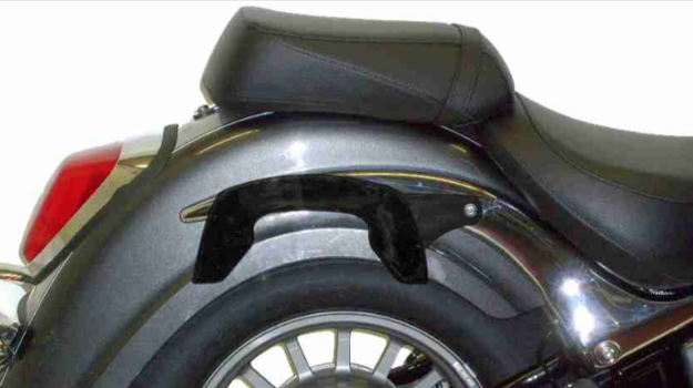 Afbeeldingen van C-Bow custom tasdragers zwart Hepco&Becker Suzuki C800/ VL800LC Intruder