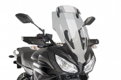 Afbeeldingen van Vervangingsruit touring met opzetruitje licht getint Puig Yamaha MT-07 Tracer '16-19