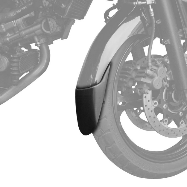 Afbeeldingen van Voorspatbord verlenger zwart Puig Triumph diverse Tiger 1200 Expl. modellen