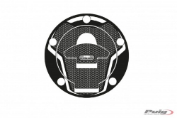 Afbeeldingen van Tankdopcover Puig voor Ducati -'08 (5 gaten) zwart/carbon look