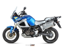 Afbeeldingen van MIVV Oval titanium demper met carbon cap (big) Yamaha XT1200Z Tenere '10-