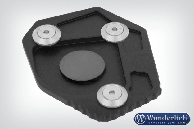 Afbeeldingen van Side stand enlarger F650GS '08-/ F700GS - black Wunderlich