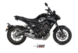 Afbeeldingen van MIVV compleet systeem met oval titanium demper met carbon cap Yamaha MT-09 '13-20